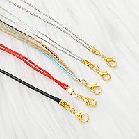 Vista 4 de Syhood 450 tapas de extremo de cable plegables, conectores de anillo de salto abiertos y pulseras, cierres de pinza de langosta para hacer joyas