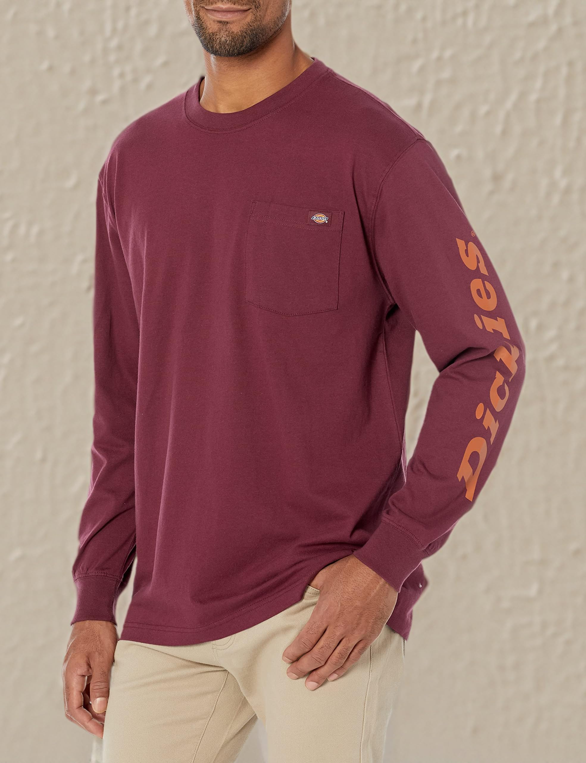 Dickies Long Sleeve Wordmark Graphic T-Shirt Camiseta Hombre