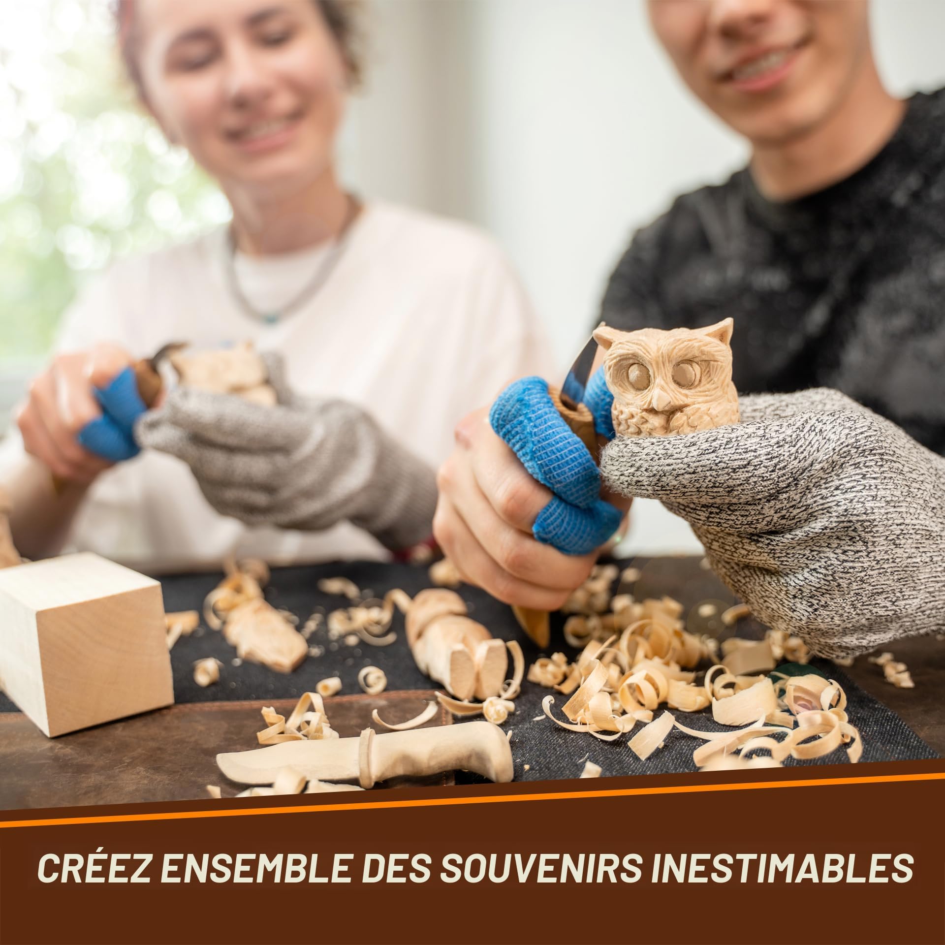 Acheter BeaverCraft Set de blocs de coupe en bois de tilleul - 10