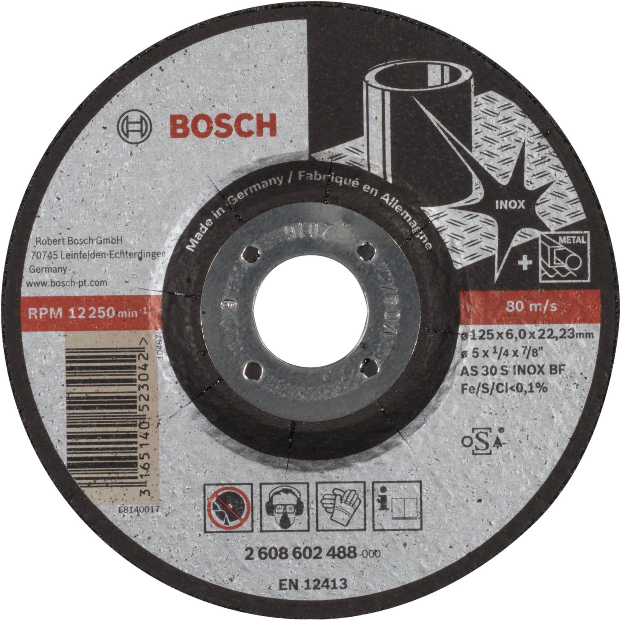 Bosch PRO Edelstahl-Schleifscheibe 125 mm