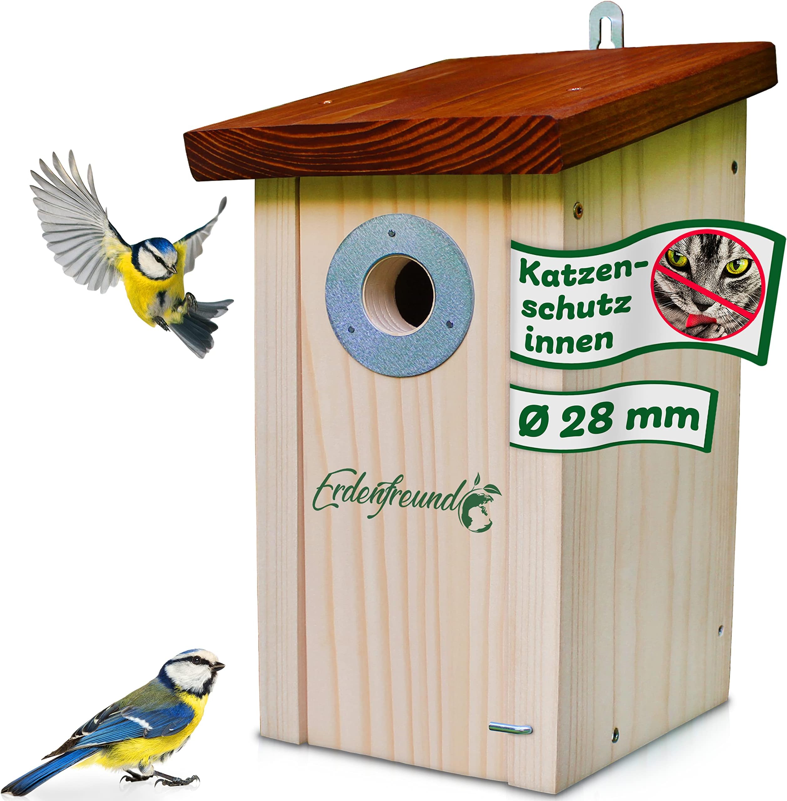 Emsa 514126 Vogelhaus/Nistkasten, Für Kleinsingvögel, Ganzjahresnutzung