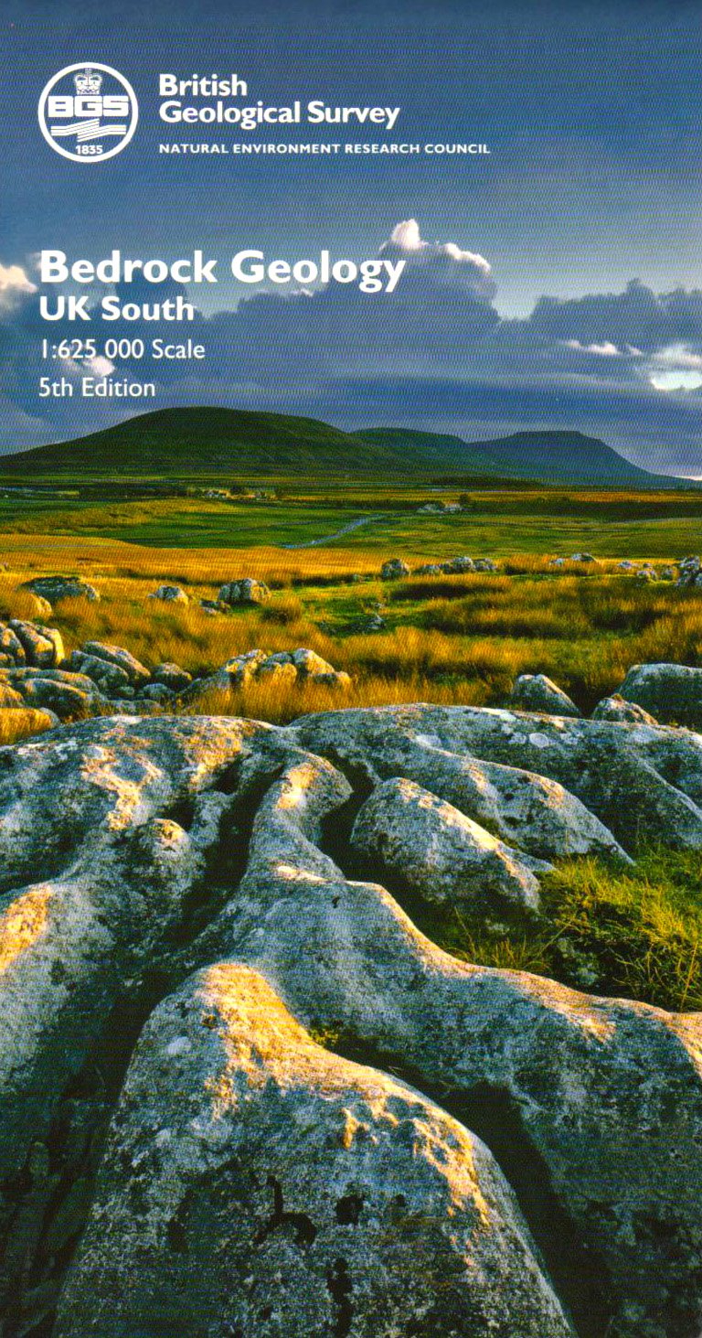 Bedrock Geology UK South (Sheet map, folded)