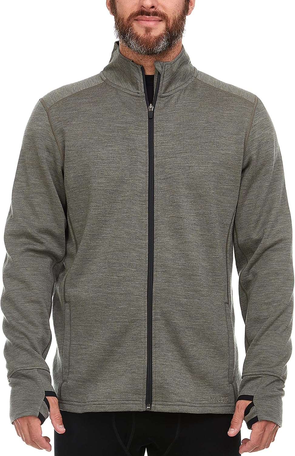 100% Merino Wool Full Zip - Men's Expedition Zip Up