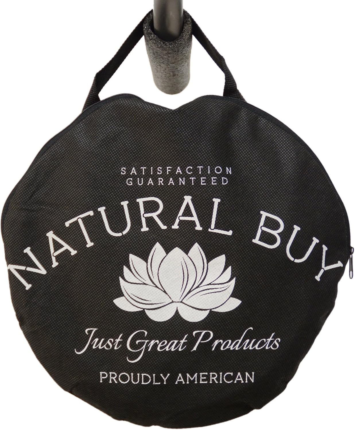 9 Inch 7 Level Micro Hanging Dry Net Indoor/Closet Drying Rack for Herbs, Organizer, Freshner - Black Mash Screen with Top-to-Bottom Zipper - Apartment Size with Zipped Storage Pouch