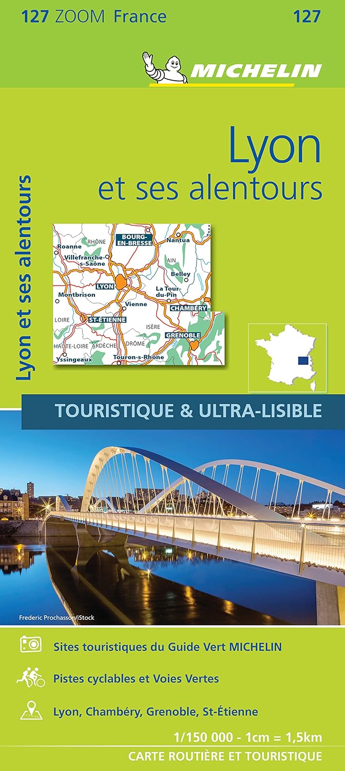 Lyon & surrounding areas - Zoom Map 127: Map (Michelin Zoom Maps ...