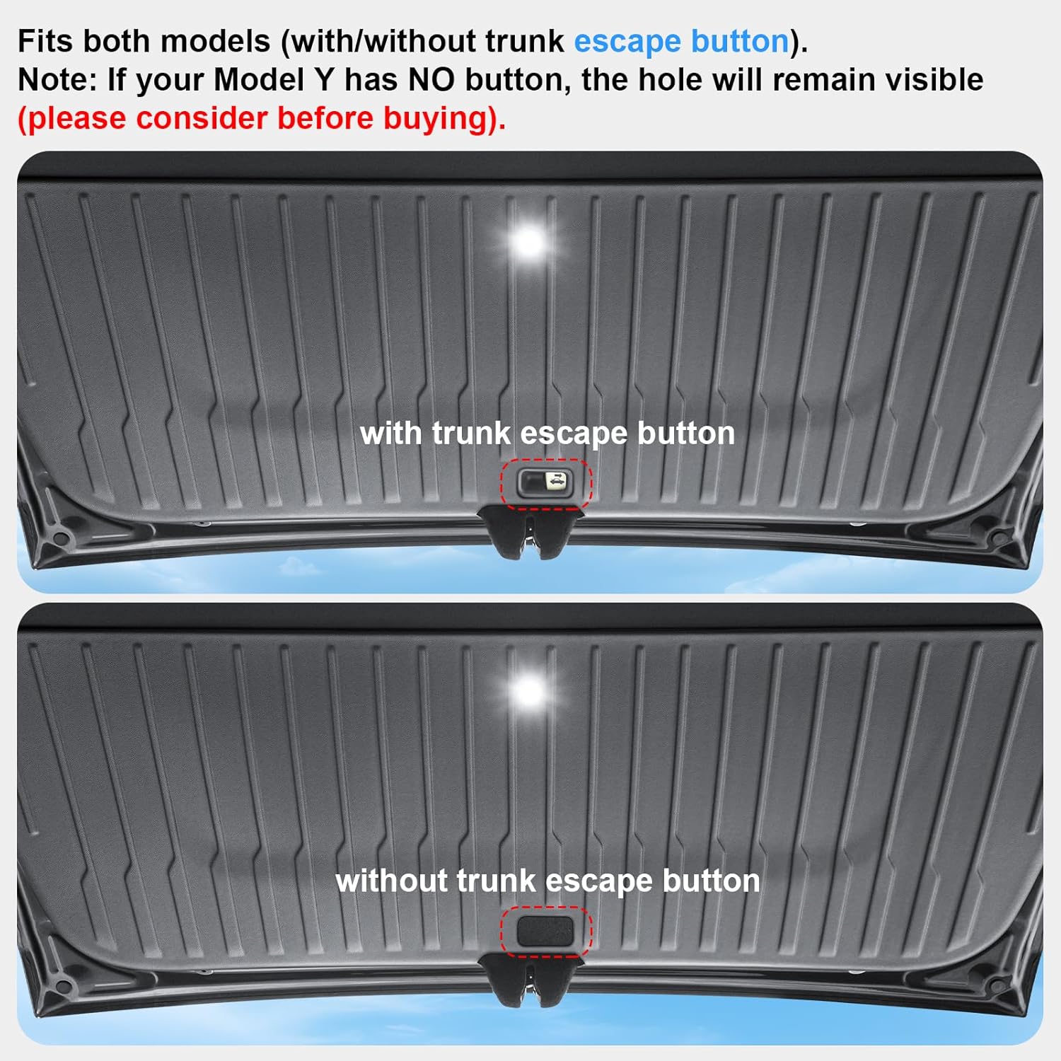 trunk tailgate mat for tesla new model y juniper 2026,trunk protector mat all weather door liners model y juniper accessories,full wrap-around 2025-2026 new model y juniper(trunk tailgate mat)