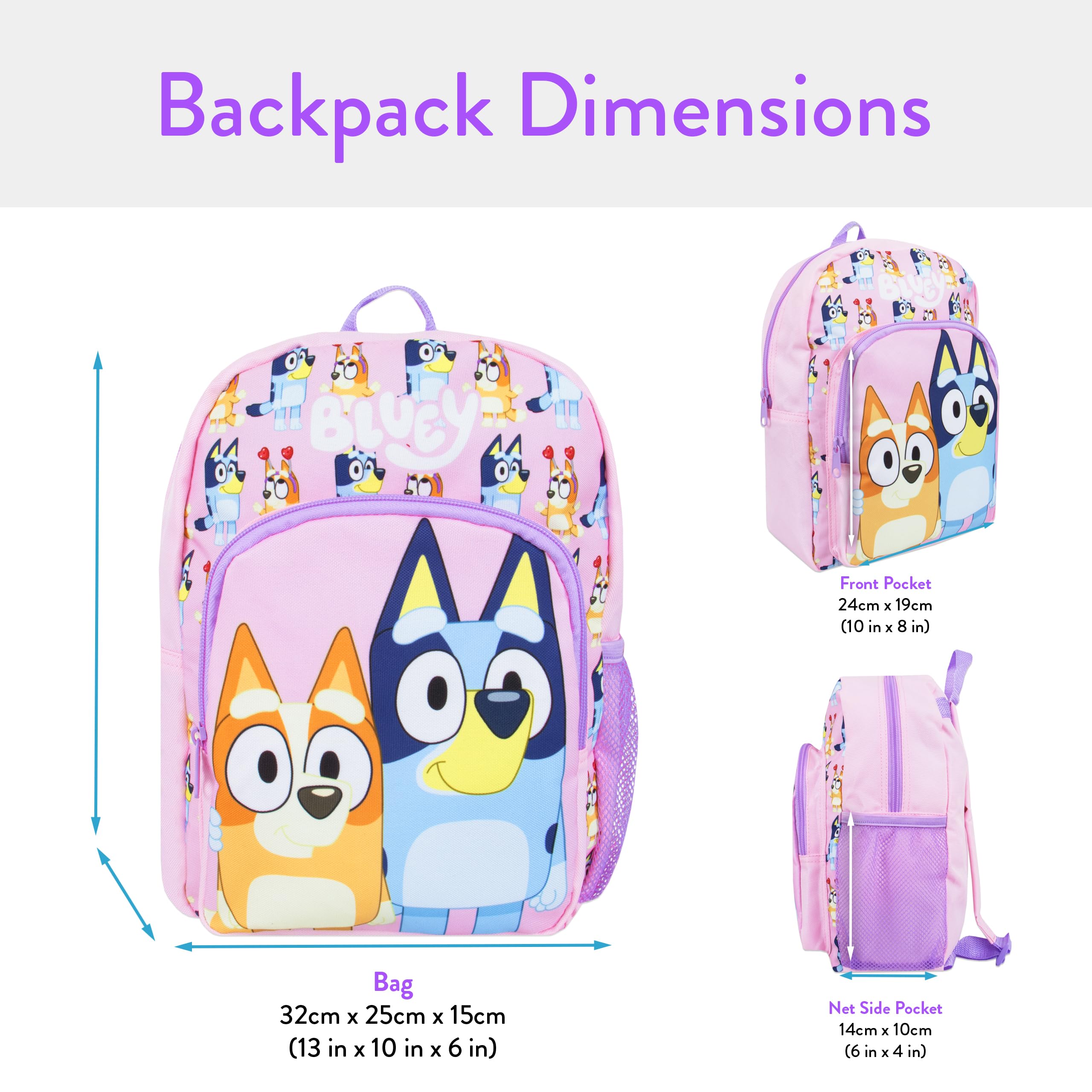 BlueY Zaino Zaino Asilo Bimba Bingo | Zainetto Asilo Bambina | Borsa Scuola Infanzia Bambine | One Size Rosa