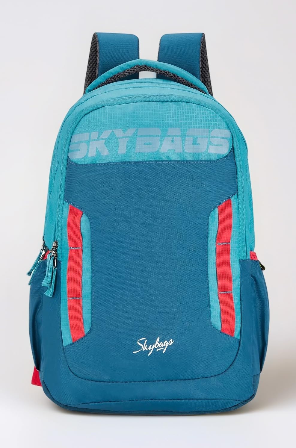 One Size Blue Shiny Jacquard 22L Standard Backpack s