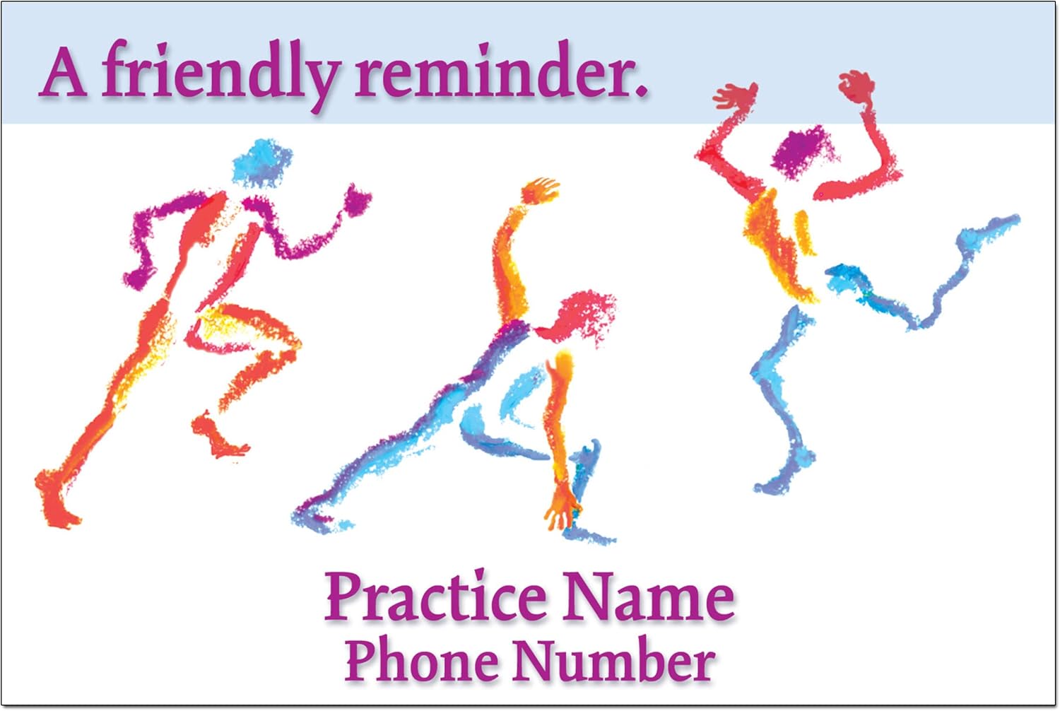 Personalized Chiropractic Reminder Postcards. Customize Card Front and Back with Practice Info. 4"x6" Card, Full Color Front with Premium High Gloss UV Coating, Premium 16 Pt. Card Stock (1000)
