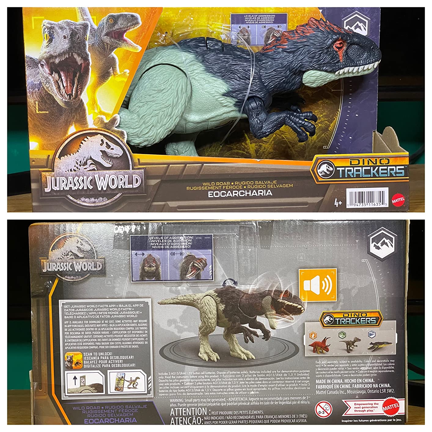 $3/mo Finance Mattel Jurassic World Toys Dominion Wild Roar