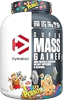 Vista 12 de Dymatize Super Mass Gainer Polvo de Proteína, Vainilla Gourmet, 52g de Proteína, 1g de Creatina, 1280 Calorías, 10.7g de BCAA, 245g