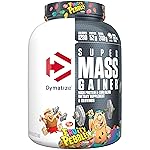 Dymatize Super Mass Gainer Protein Powder, 1290 Calories & 52g Protein, Mixes Easily, Tastes Delicious, Fruity Pebbles, 6 Pound (8 Servings)