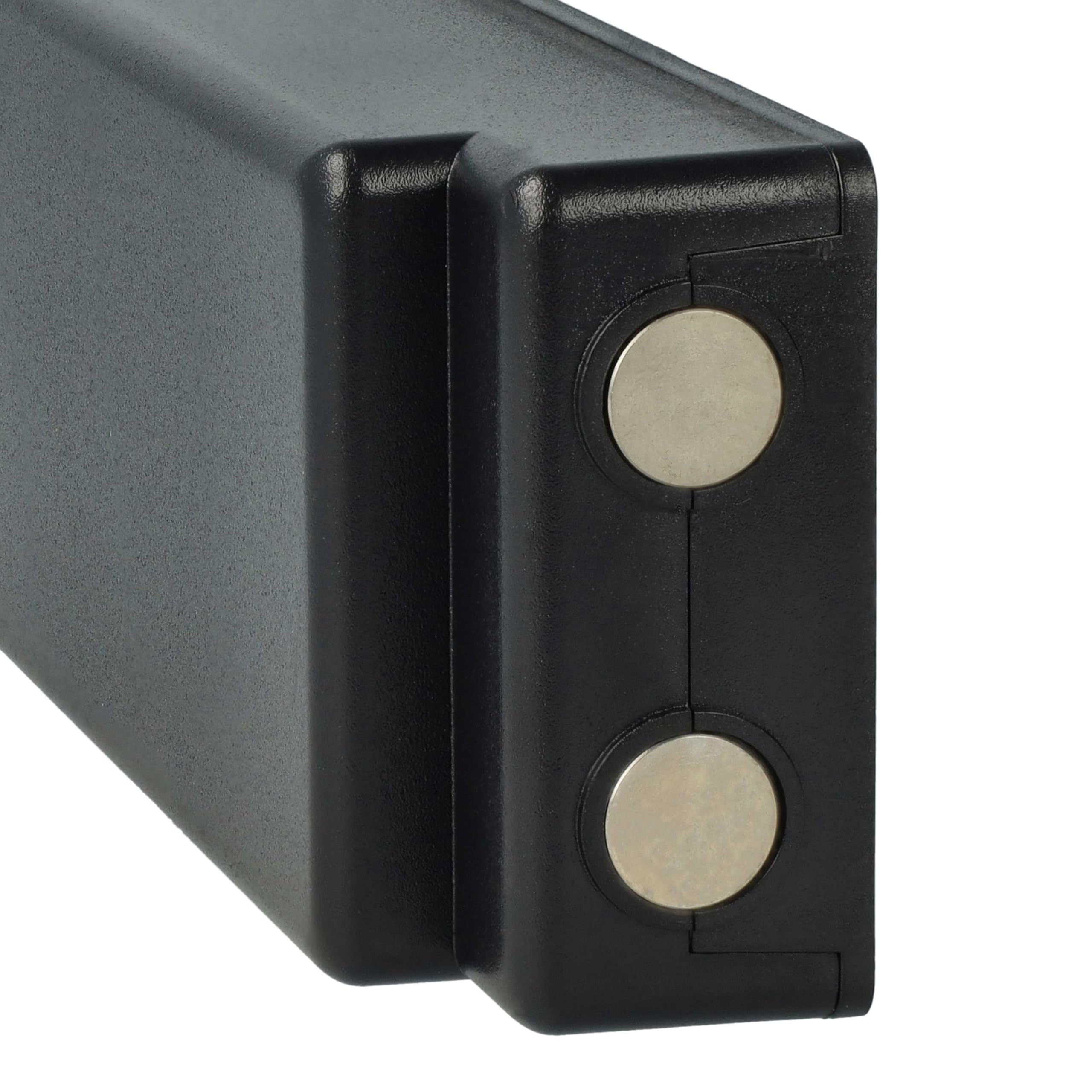vhbw 5X batería Compatible con Scanreco Palfinger, RC400, PALFINGER 592 Mando a Distancia Industrial (2500 mAh, 7,2 V, NiMH) - Negro