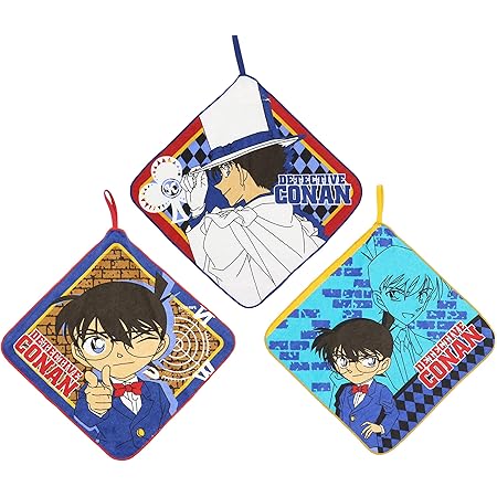 Amazon Co Jp 丸眞 ミニタオル 名探偵コナン 25 25cm 犯人はお前だ 江戸川コナン 綿100 ホーム キッチン