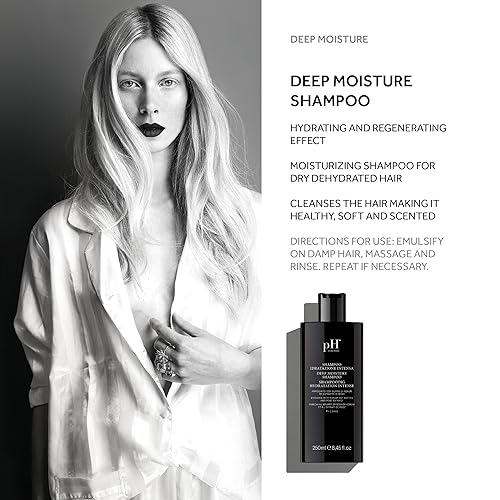 Miniatura 2 de PH Labs Champú de humedad profunda, champú de hidratación intensa para cabello seco (8.45 onzas)