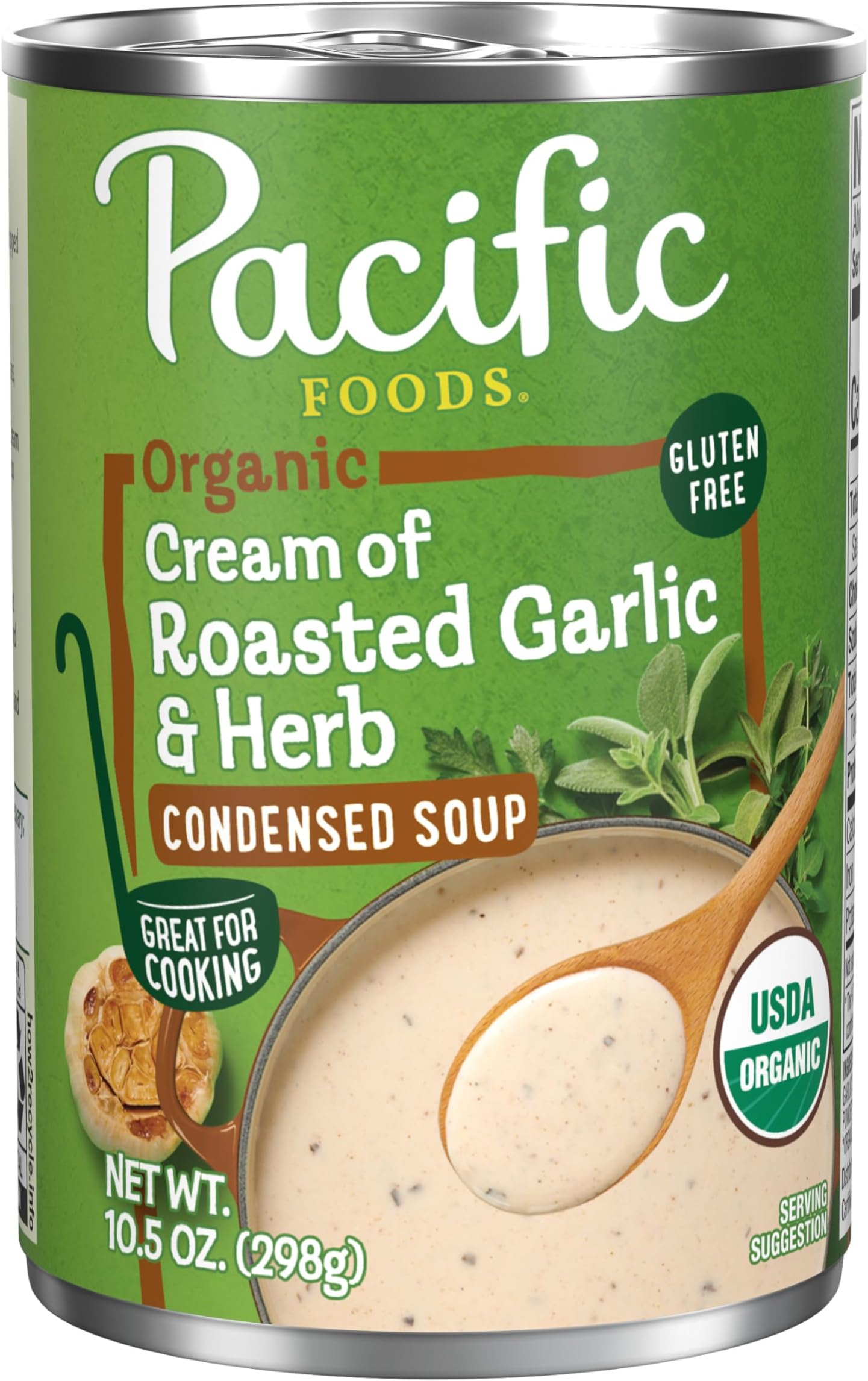 Pacific Foods Organic Cream of Roasted Garlic & Herb Condensed Soup, 10.5 OZ