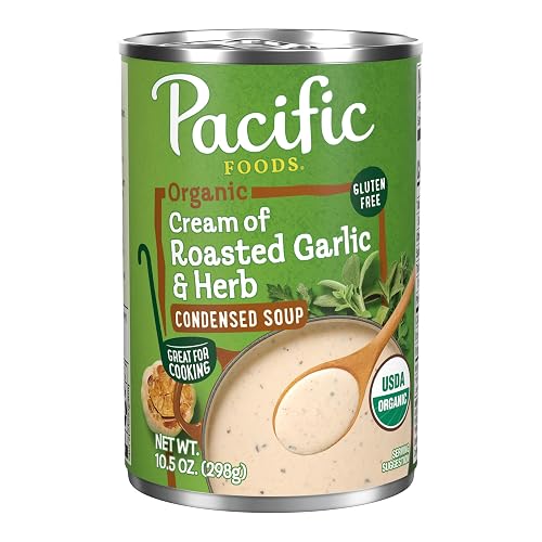 Pacific Foods, Soup Condensed Cream Of Roasted Garlic Herb Organic,