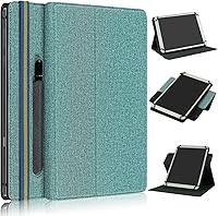 Vista 10 de Funda universal giratoria para tablet de 9 pulgadas de 10 pulgadas, funda protectora universal para Negro