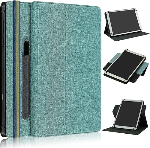 Miniatura 10 de Funda universal giratoria para tablet de 9 pulgadas de 10 pulgadas, funda protectora universal para Negro