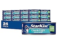 Vista 12 de Porciones ligeras StarKist de atún al natural, lata de 142 g (paquete de 8)