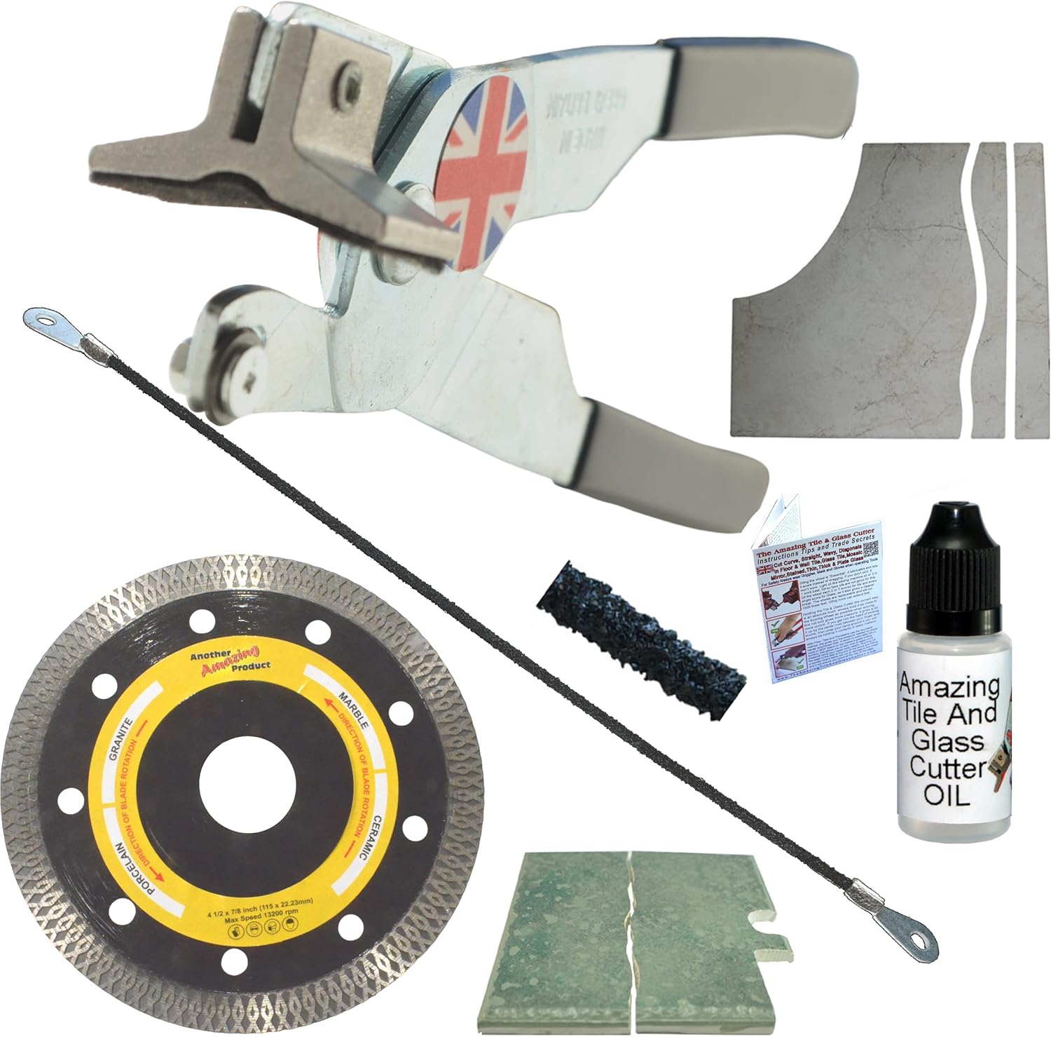 3-Piece Tungsten Carbide Tile and Glass Cutter Kit