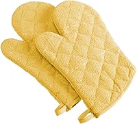 Vista 14 de DII Basic Terry Collection - Guante de horno acolchado 100% algodón, color verde antiguo, 2