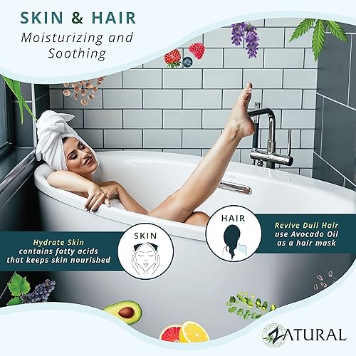 Miniatura 4 de Zatural Aceite de aguacate natural virgen 100 puro sin aditivos limpio prensado en frío sin OMG vegano para cocinar freír hornear y para salsas