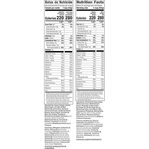 Miniatura 2 de Cheerios crujientes de avena y miel cereales de desayuno caja grande de 182 onzas