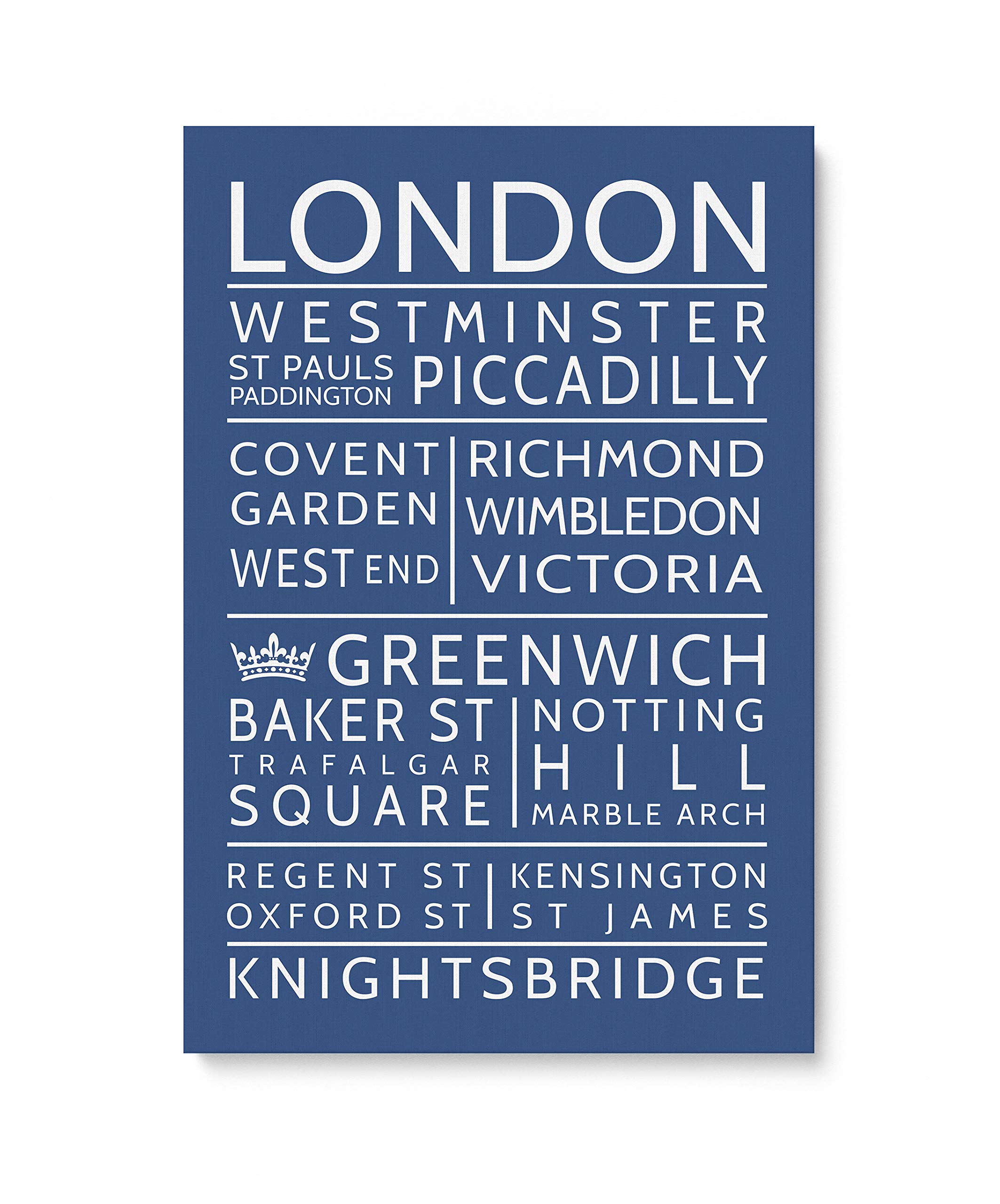 Buy NQ Media Designs London Word Art Print London DestinationsLondon