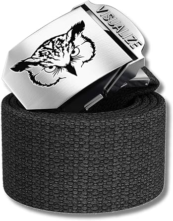 VISUALIZE MANTLE Golf Belts - Web Belt - Adjustable Belt - Golf Accessories - Belts for Men & Women