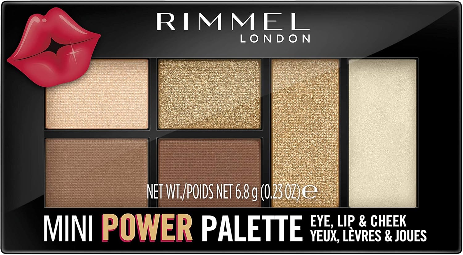 Rimmel London, Mini Power Palette, 02 Sassy, 6.8 g Rimmel London, Mini Power Palette, 02 Sassy, 6.8 g