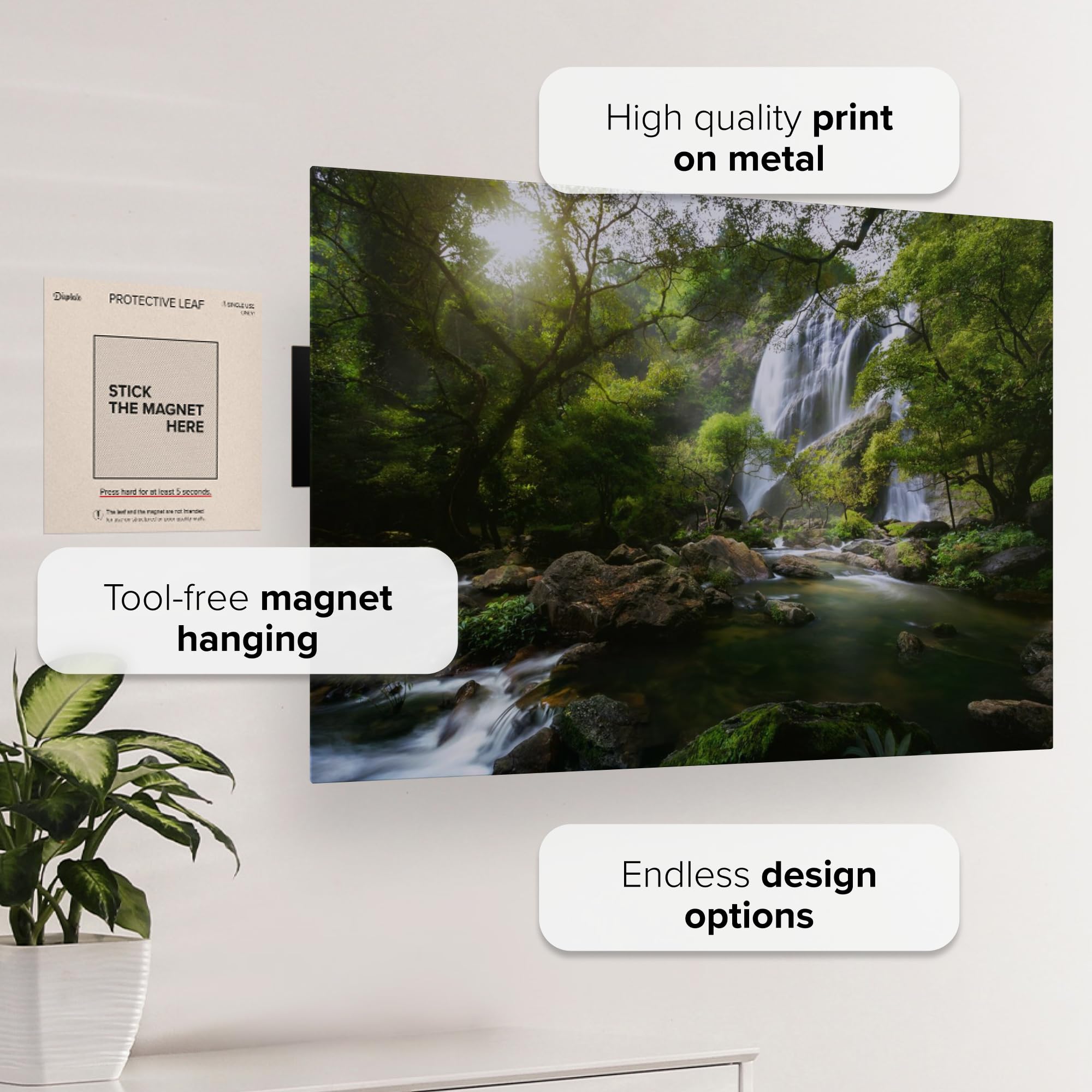 Amazon.com: Displate Poster aus Metall Magnet-Montage World Class