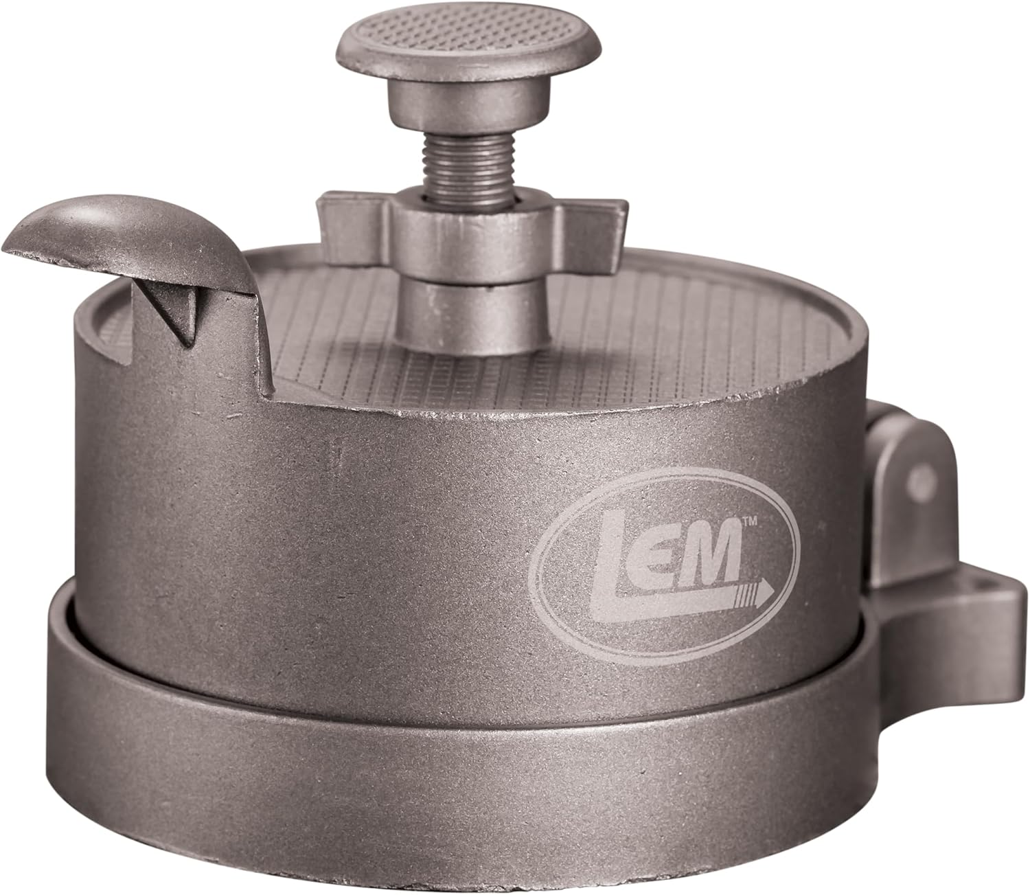 LEM Products Adjustable Burger Press, Non-Stick, Heavy-Duty Aluminum