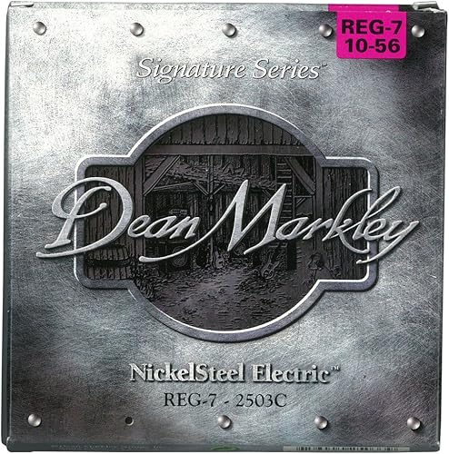 Dean Markley SignatureDM-2503C-REG 10-56 E-Gitarrensaiten  vernickelt  Regular StA ck 