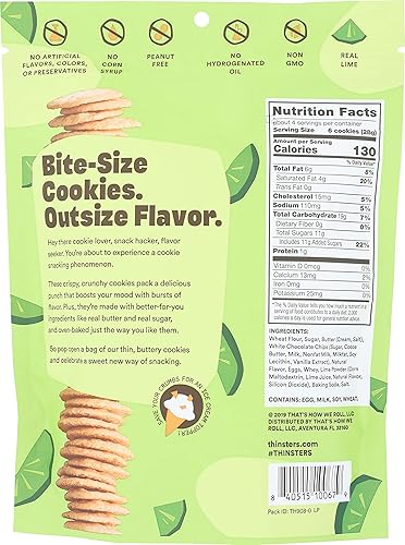Miniatura 2 de Thinsters Galletas Key Lime Pie Cookies Thins, paquete de 4 onzas