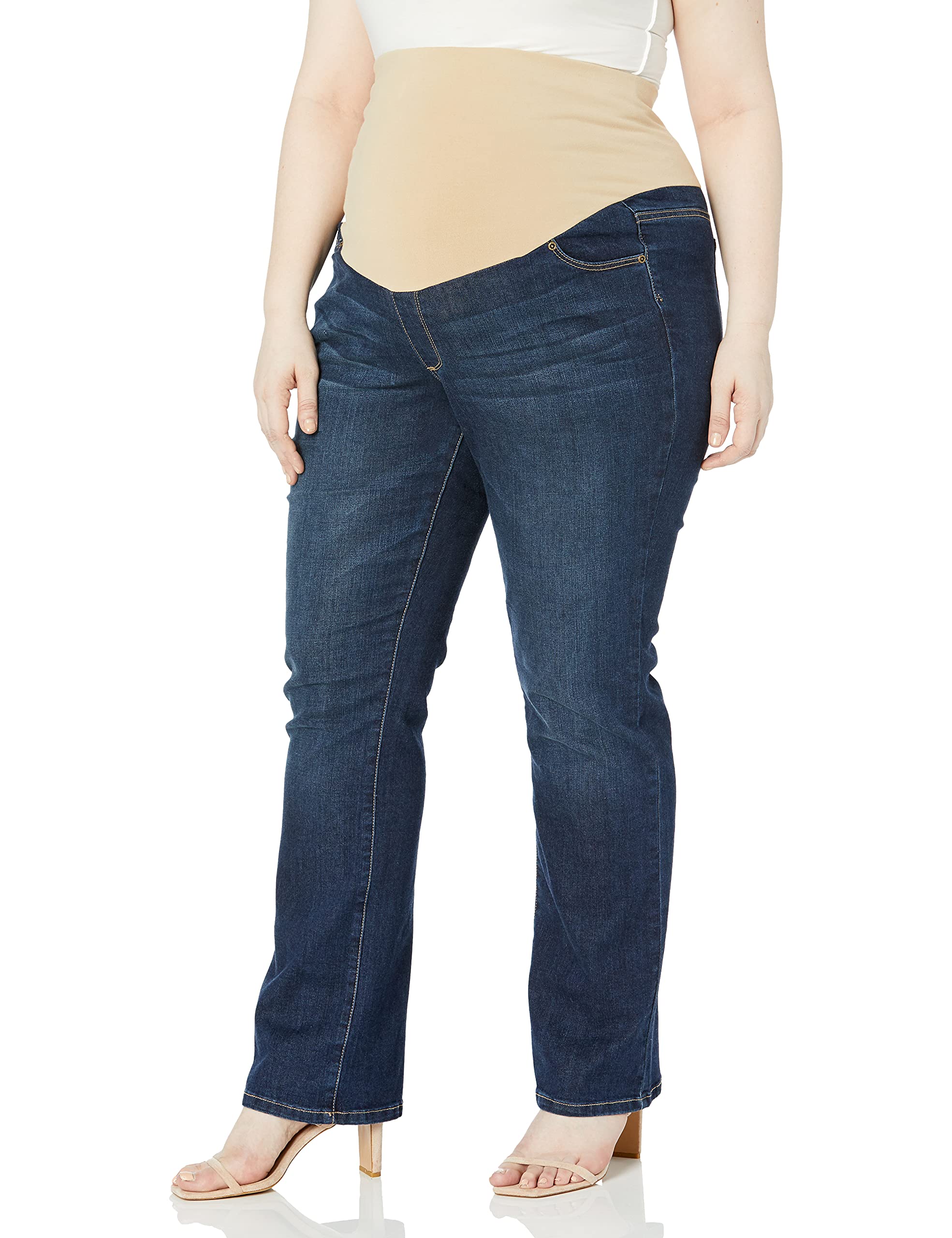Three Seasons Maternity Womens Maternity Plus Size Bootcut Denim