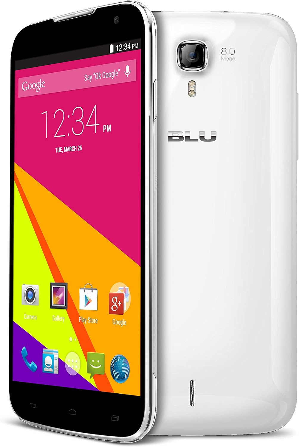 BLU Studio 6.0 HD Smartphone - GSM Unlocked - White