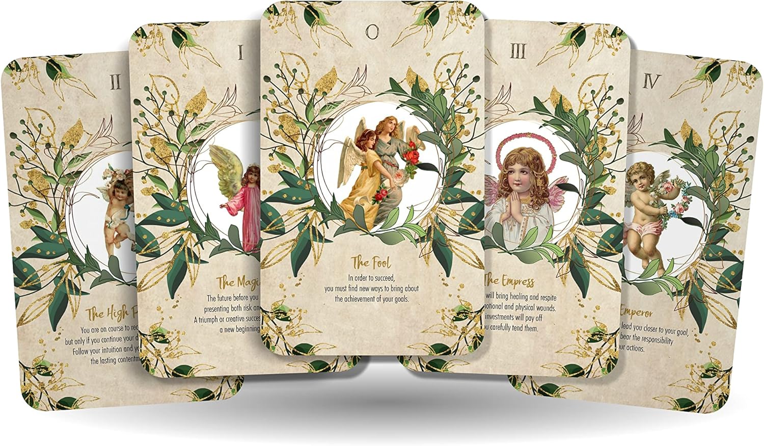 Ibiza Tarot- Angel Tarot - Major Arcana| Fortune Telling Tarot Cards Deck for Beginners |Authentic Tarot Experience - Set of 22 Cards
