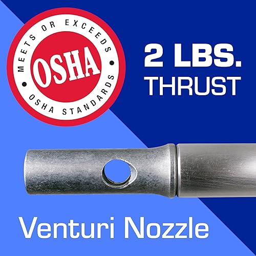 Miniatura 2 de Guardair Long John 75LJ012AA - Pistola de aire de seguridad con boquilla de aleación compatible con OSHA con extensión de aluminio de 12 pulgadas,