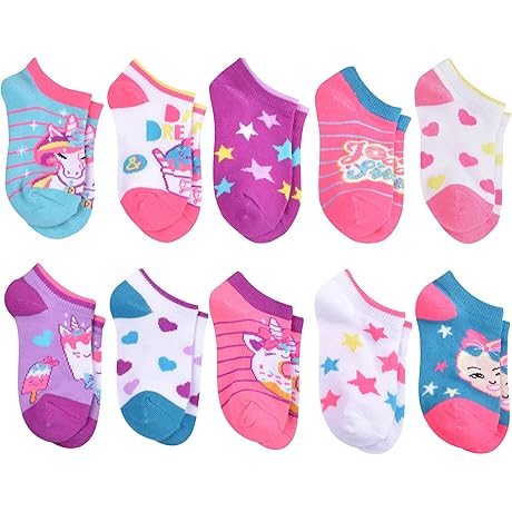 Girls' No Show JoJo Siwa Socks