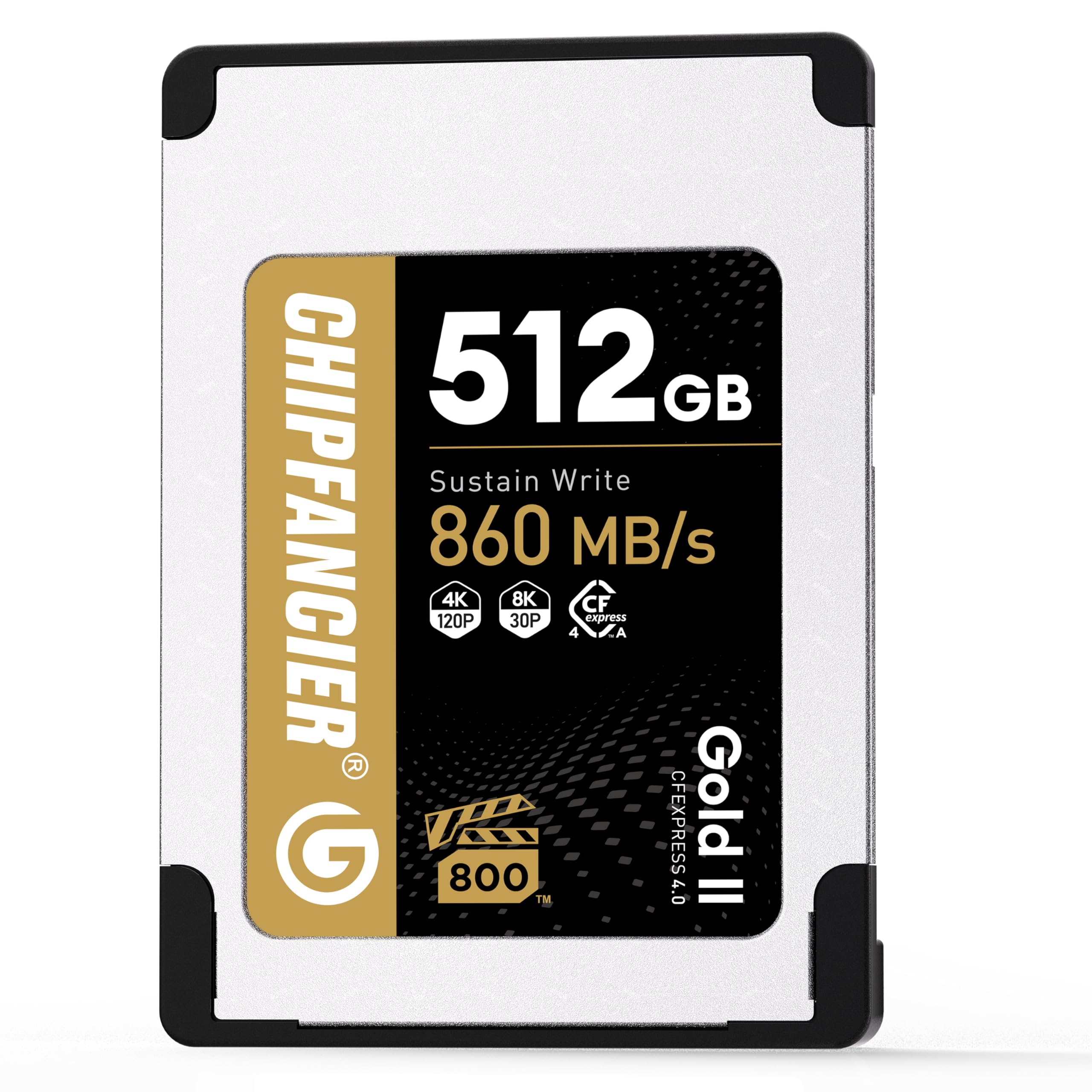 Amazon.com: CHIPFANCIER Gold II 512GB CFexpress 4.0 Type A Card