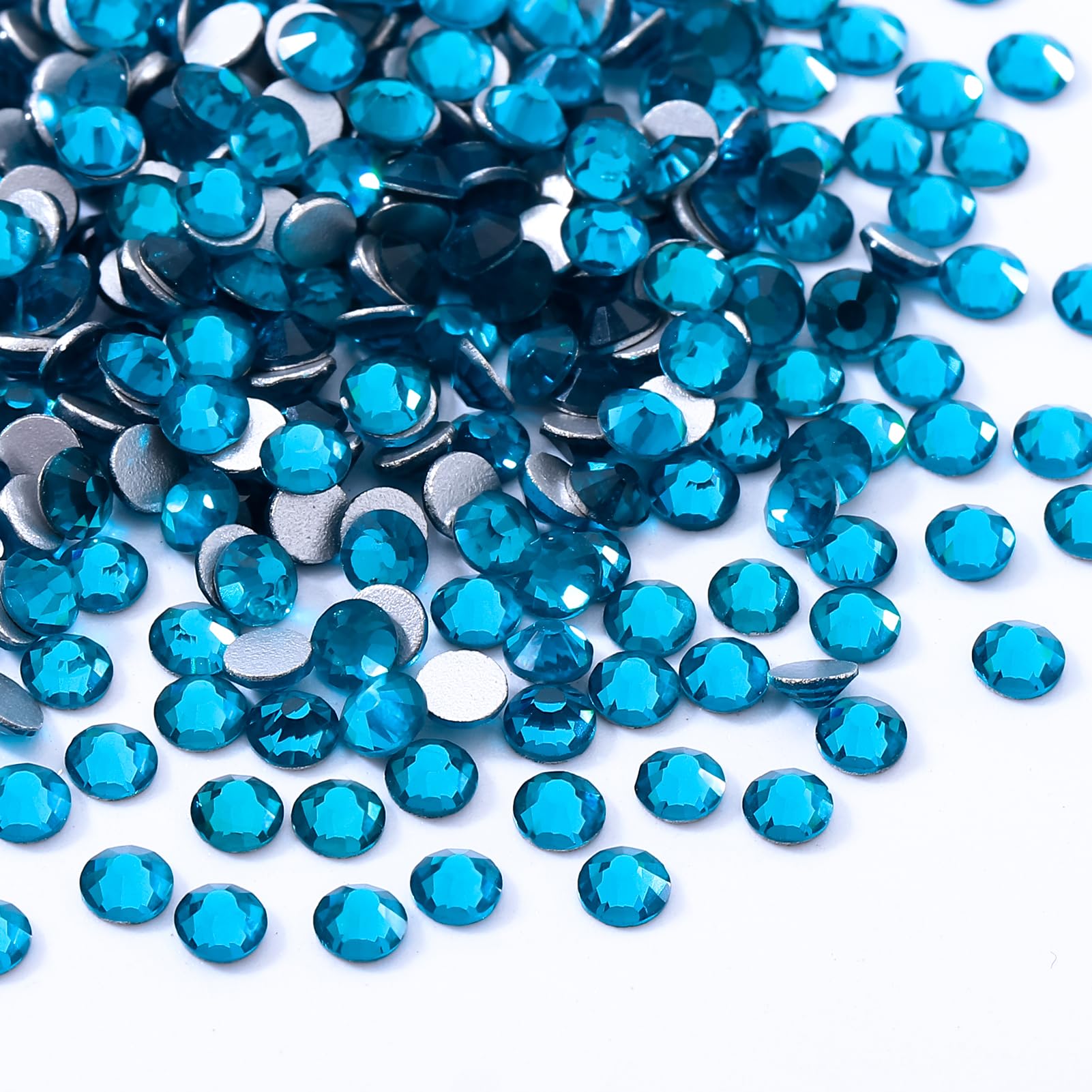1440PCS Malachite Blue SS4 Flatback Rhinestones(1.5-1.7mm)