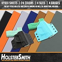 Vista 7 de KYDEX - Hoja termoformada – Textura P1 – (0.093 de grosor) – (12 x 12 pulgadas) – (marrón coyote) – (3 hojas) – para hacer funda de bricolaje