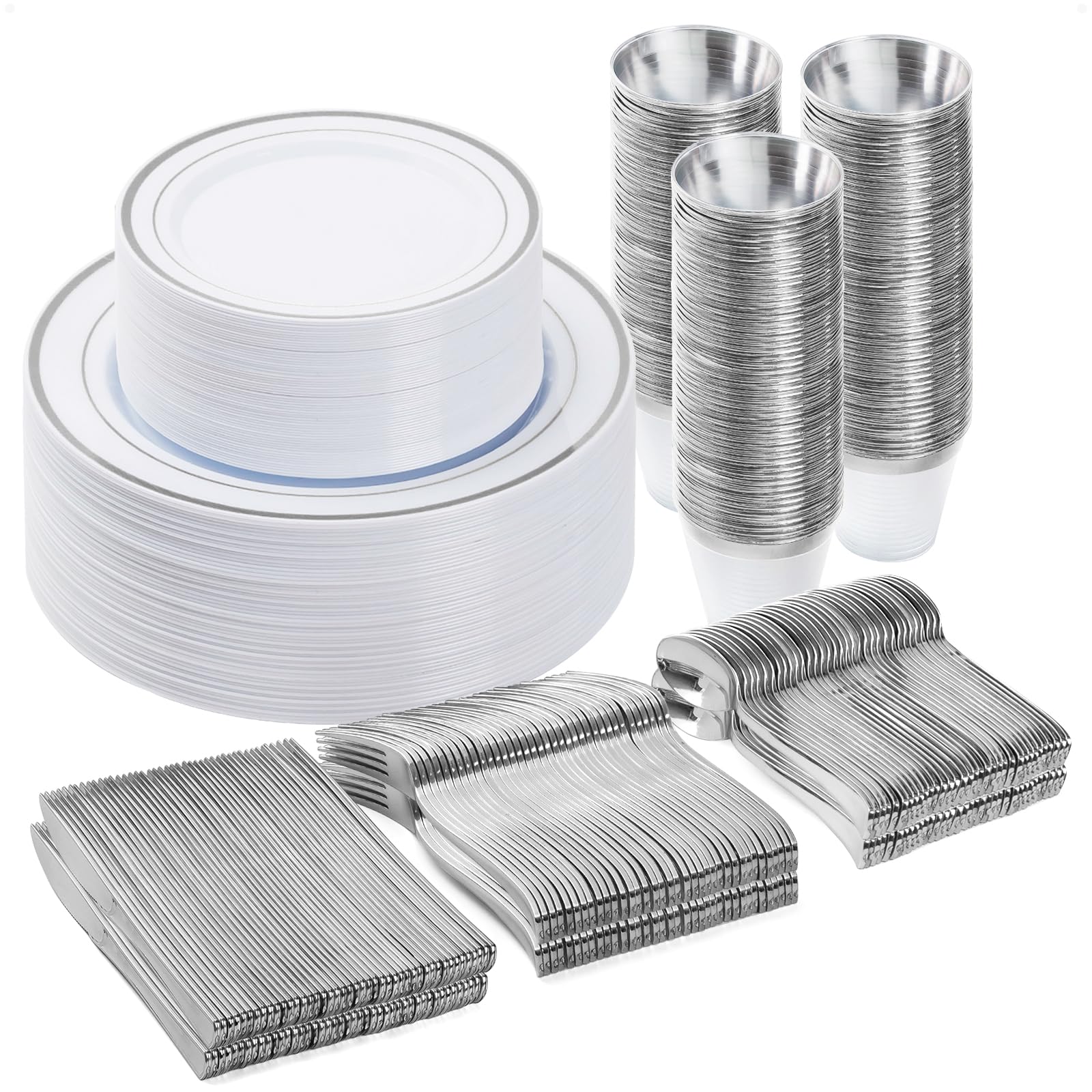 Gold Dinnerware Set for 100 Guests - 600 Piece -8 Gold Dinnerware Set for 100 Guests - 600 Piece -8