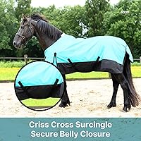 Vista 3 de Resistance Lámina ligera de 600 denier, sin relleno, resistente al agua y transpirable para lluvia de caballos