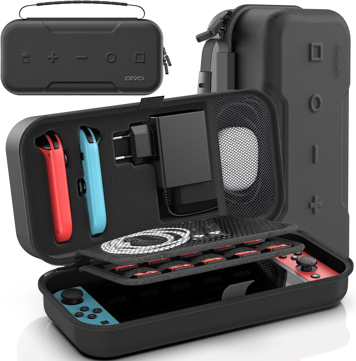 See full amazon price history chart for TCOS TECH Switch OLED Carrying Case Compatible with Nintendo Switch/OLED Model, Portable Switch Travel Carry Case for Joy-Con and Adapter, Hard Shell Dockable Protective Switch Pouch, Black Color TCOS TECH Switch OLED Carrying Case Compatible with Nintendo Switch/OLED Model, Portable Switch Travel Carry Case for Joy-Con and Adapter, Hard Shell Dockable Protective Switch Pouch, Black Color (B0CP478425) Amazon Price History, Amazon Price Tracker