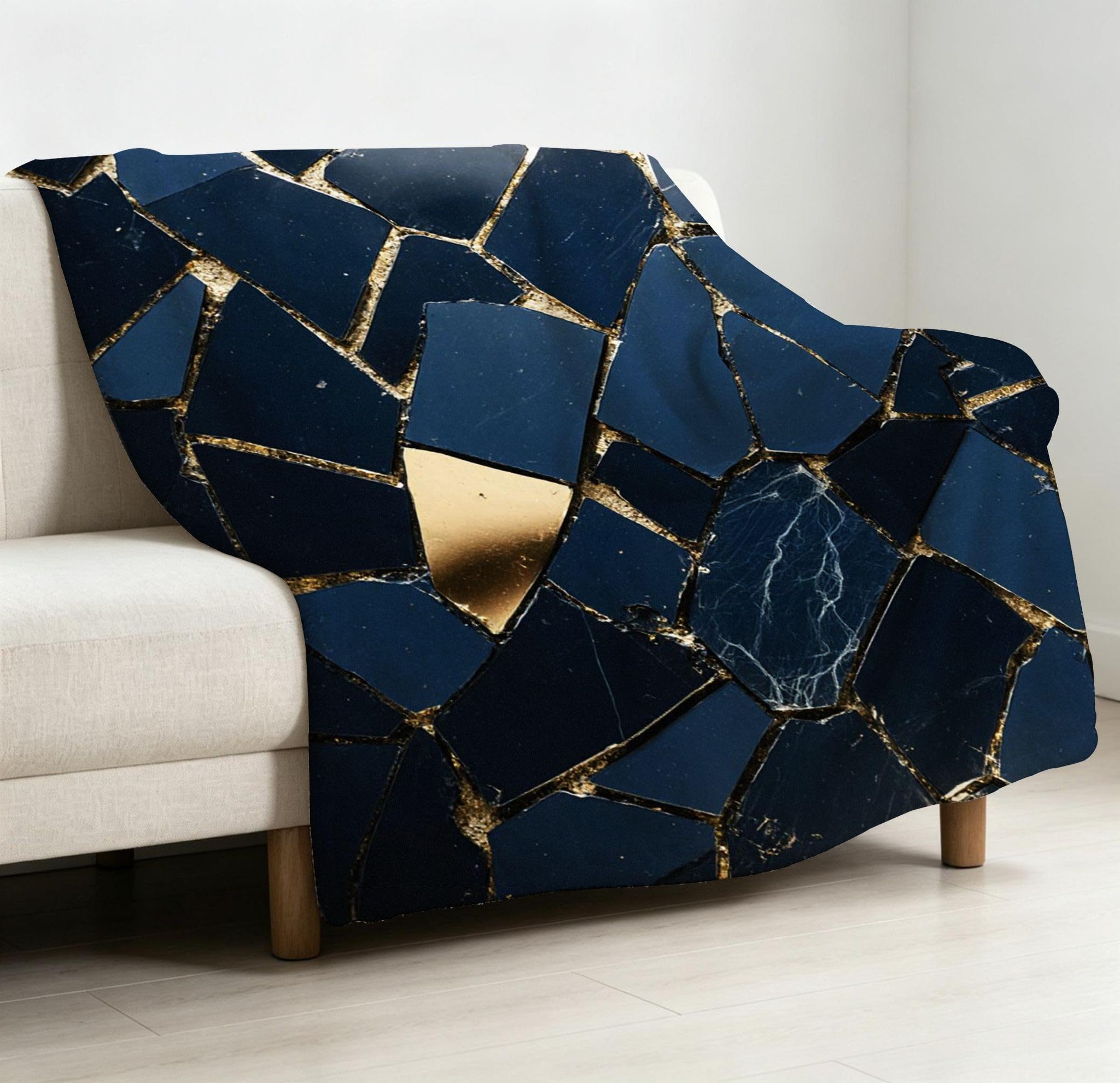 Coperta Pile Matrimoniale 240x260 cm Murales Grigio, Coperta XXL Super Morbida Multiuso Come Copriletto o Plaid da Salotto, Calda e Leggera, Protezione dal Freddo, AW7128