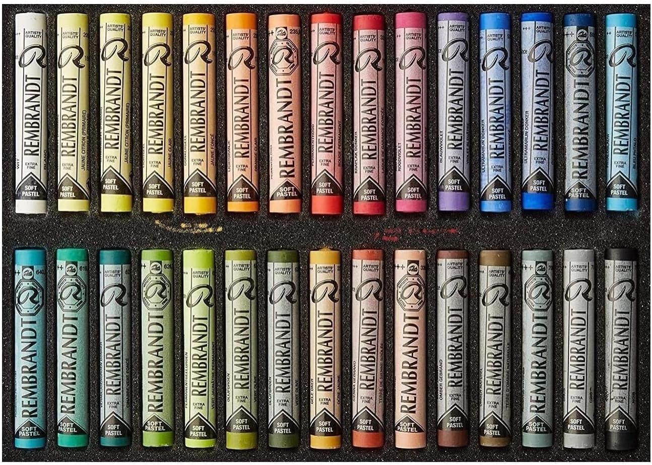 Rembrandt Zestaw suchych pastelów. General Selection. Zestaw 30 pastelowych i 1 karta