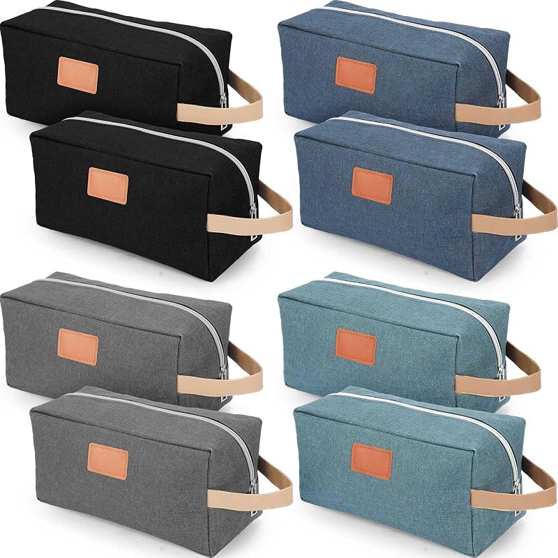 Paterr Kit com 8 Necessaires de Viagem, Bolsa Organizadora para Produtos de Higiene, Cores Variadas