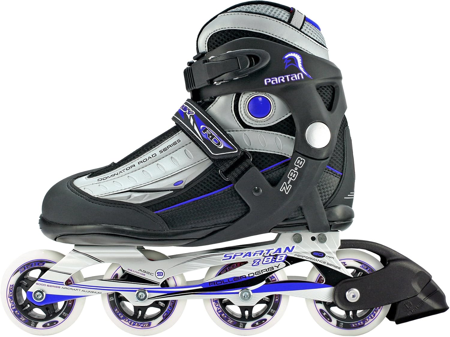 Roller Derby Spartan 8.8 Men's Inline Skates (8) Racing